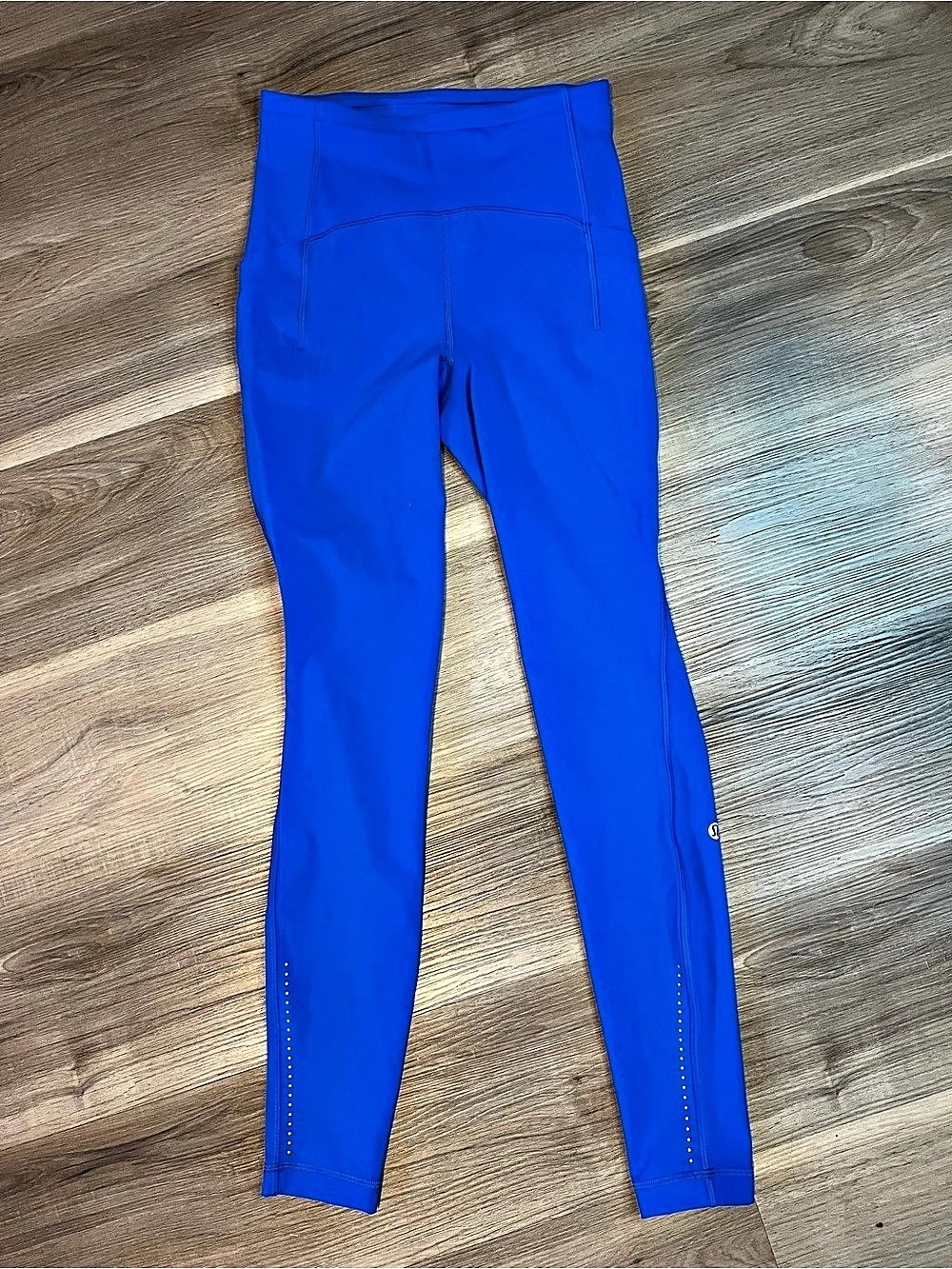 lululemon Speed Up Tight Blue Leggings Size 4 with pockets